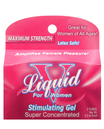 Body Action Liquid V For Women Box (3 Packets)(arousal Gel) Default Title