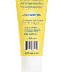 Boy Butter Original Formula 6 Oz Lube Tube