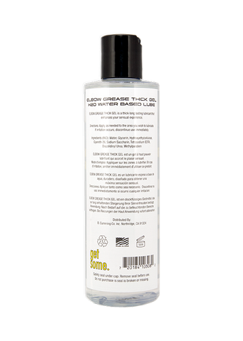 Elbow Grease H2o Thick Gel Regular 8.5 Oz