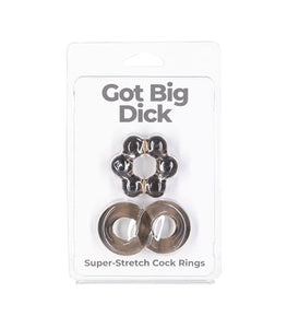 Got Big Dick 2pk Rings Smoke