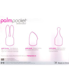 Palm Power Pocket Extended 3 Silicone Massager Heads Default Title