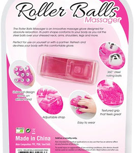 Roller Balls Massager Pink