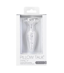 Pillow Talk Fancy Glass Anal Plug Translucent Default Title