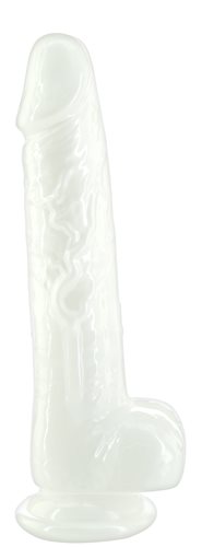 Addiction Pearl 7.5 Dong Pearl White Tpe W/ Bullet 