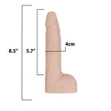 Naked Addiction 8.5in Maximum Thrusting & Vibrating Dong