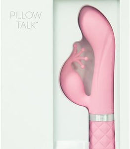 Pillow Talk Kinky Clitoral W/ Swarovski Crystal Pink