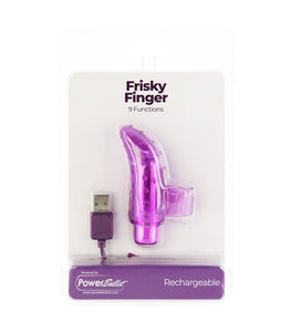 Rechargeable Frisky Finger Massager Purple