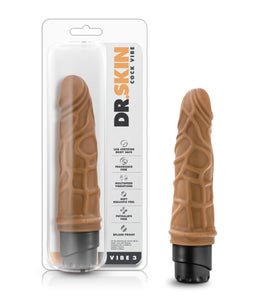 Dr Skin Cock Vibe #3 7.25 Mocha 