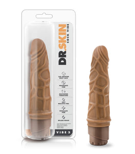 Dr Skin Cock Vibe #3 7.25 Mocha 