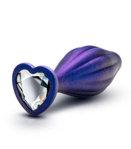 Anal Adventures Matrix Wavy Bling Plug Sapphire Default Title