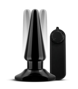 Anal Adventures Basic Vibrating Anal Pleaser Black Default Title