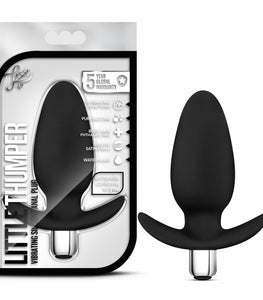 Luxe Little Thumper Black Anal Plug Default Title