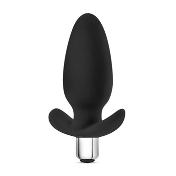 Luxe Little Thumper Black Anal Plug Default Title