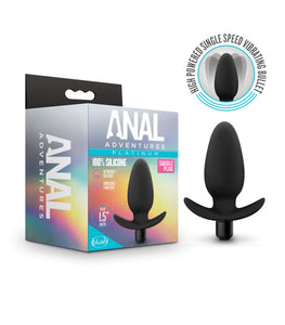 Anal Adventures Platinum Silicone Saddle Plug Black Default Title