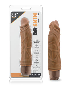 Dr Skin Cock Vibe #10 Mocha Realistic Cock