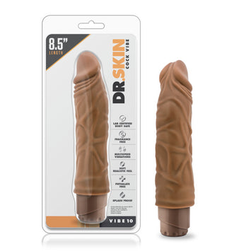 Dr Skin Cock Vibe #10 Mocha Realistic Cock Default Title