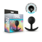 Anal Adventures Platinum Silicone Vibra Plug Black Default Title