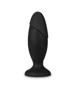 Anal Adventures Platinum Silicone Rocket Plug Black