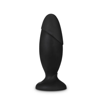 Anal Adventures Platinum Silicone Rocket Plug Black Default Title
