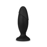 Anal Adventures Platinum Silicone Rocket Plug Black