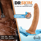 Dr. Skin Glide 7.5in Self Lubricating Dildo