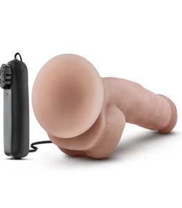 Dr Skin Dr Jay 8.75in Vibrating Cock W/ Suction Cup Vanilla