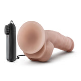 Dr Skin Dr Jay 8.75in Vibrating Cock W/ Suction Cup Vanilla