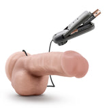 Dr Skin Dr Jay 8.75in Vibrating Cock W/ Suction Cup Vanilla