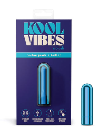 Kool Vibes - Rechargeable Mini Bullet - Blueberry Default Title