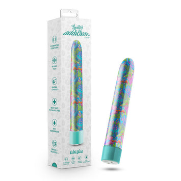 Limited Addiction Utopia 7 In Rechargeable Vibe Aqua Default Title