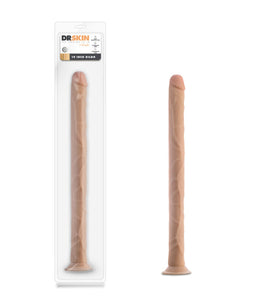 Dr Skin 19in Dildo Beige