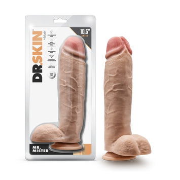 Dr. Skin Dr. Mister 10.5in Dildo W/ Balls Beige Default Title