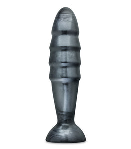 Jet Destructor Carbon Metallic Black Butt Plug Default Title