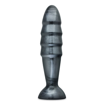 Jet Destructor Carbon Metallic Black Butt Plug Default Title