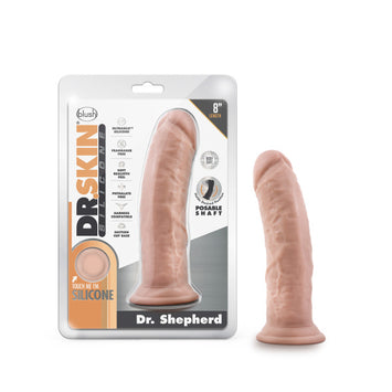 Dr Skin Dr Sheperd 8in Dildo W/ Suction Vanilla Default Title