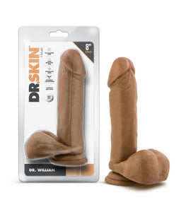 Dr. Skin Dr. William 8in Dildo W/ Balls Tan