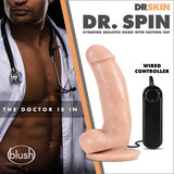 Dr. Skin Dr. Spin Gyrating Realistic Dildo Vanilla