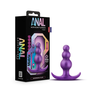 Anal Adventures Matrix Super Nova Plug Galactic Purple Default Title