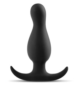 Anal Adventures Platinum Curve Plug Black Default Title