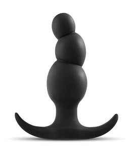Anal Adventures Platinum Stacked Plug Black Default Title