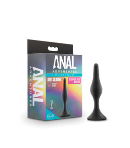 Anal Adventures Beginner Anal Plug Black Medium