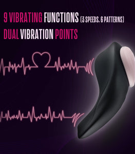 Temptasia Heartbeat Panty Vibe W/ Remote Pink Default Title