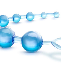 Sassy 10 Anal Beads Blue