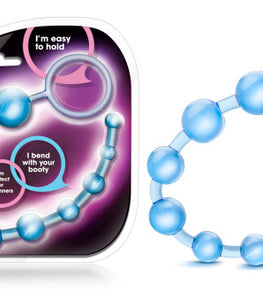 Sassy 10 Anal Beads Blue