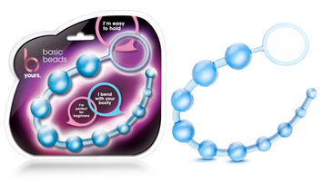 Sassy 10 Anal Beads Blue