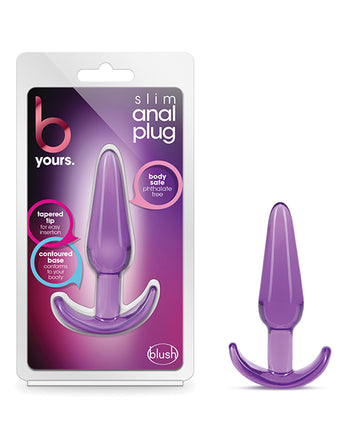 B Yours Slim Anal Plug Purple Default Title