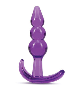 B Yours Triple Bead Anal Plug Purple Default Title