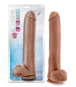 Au Naturel Daddy 14in Dildo Mocha