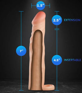 Performance Plus 2.5in Silicone Penis Xtender Beige Default Title