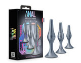 Anal Adventures Matrix Genesis Plug Kit Stellar Silver Default Title